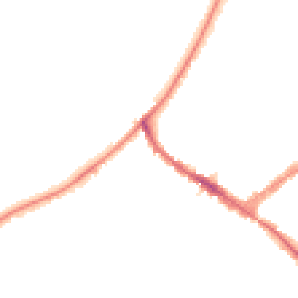 Night-time road noise heatmap for KT6 5NP
