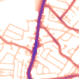 Daytime road noise heatmap for KT9 1AE