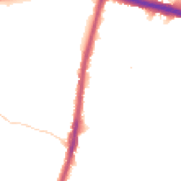 Night-time road noise heatmap for KT9 1AH