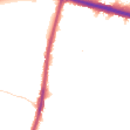 Night-time road noise heatmap for KT9 1AJ