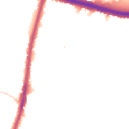 Night-time road noise heatmap for KT9 1AL