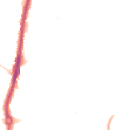 Night-time road noise heatmap for KT9 1BL