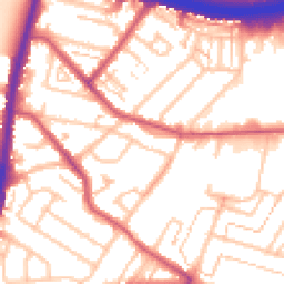 Daytime road noise heatmap for KT9 1BU