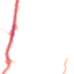 Night-time road noise heatmap for KT9 1BW