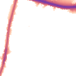 Night-time road noise heatmap for KT9 1DD