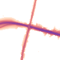 Night-time road noise heatmap for KT9 1DR