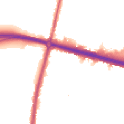 Night-time road noise heatmap for KT9 1DY