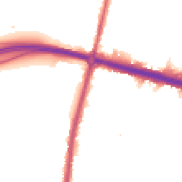 Night-time road noise heatmap for KT9 1EA