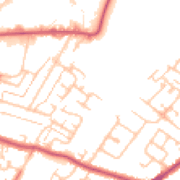 Daytime road noise heatmap for KT9 1LQ