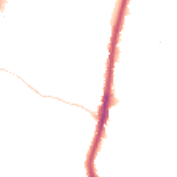 Night-time road noise heatmap for KT9 1PD