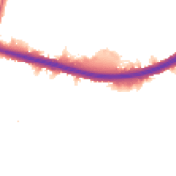 Night-time road noise heatmap for KT9 1RR