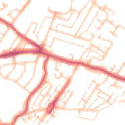 Daytime road noise heatmap for KT9 2AR