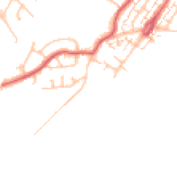 Daytime road noise heatmap for KT9 2DS