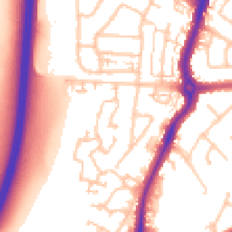 Daytime road noise heatmap for KT9 2GD