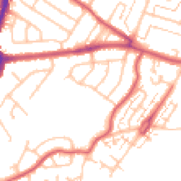 Daytime road noise heatmap for KT9 2HD