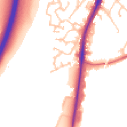 Daytime road noise heatmap for KT9 2SA