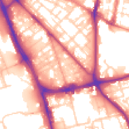 Daytime road noise heatmap for L1 0BN