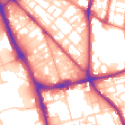 Daytime road noise heatmap for L1 0BP
