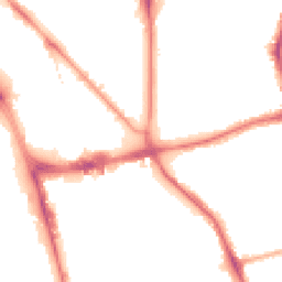 Night-time road noise heatmap for L1 0DQ