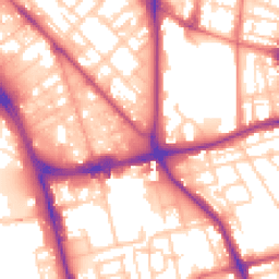 Daytime road noise heatmap for L1 0DW