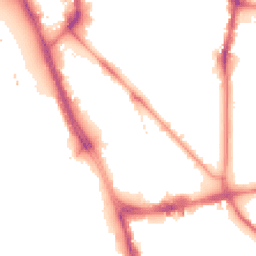 Night-time road noise heatmap for L1 0DY