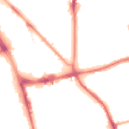 Night-time road noise heatmap for L1 0GG