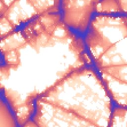 Daytime road noise heatmap for L1 1DJ