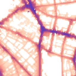 Daytime road noise heatmap for L1 4BL