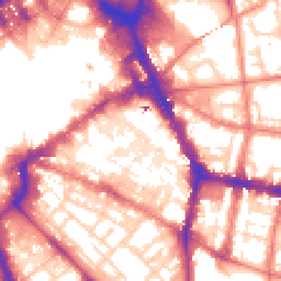 Daytime road noise heatmap for L1 4EA