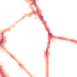 Night-time road noise heatmap for L1 4FB