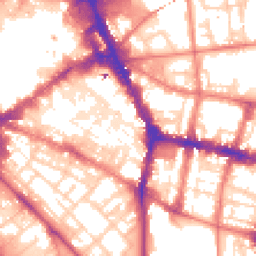 Daytime road noise heatmap for L1 4HY