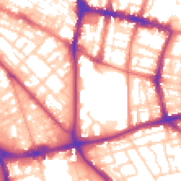 Daytime road noise heatmap for L1 7BR