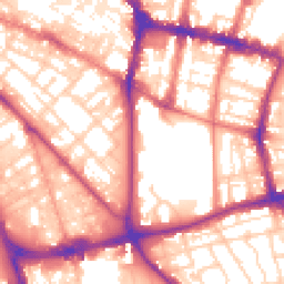 Daytime road noise heatmap for L1 7BT