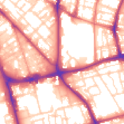 Daytime road noise heatmap for L1 7BX