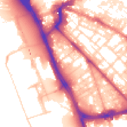 Daytime road noise heatmap for L1 8AL