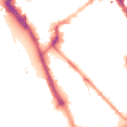 Night-time road noise heatmap for L1 8DP