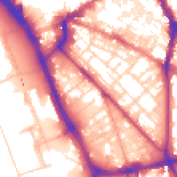 Daytime road noise heatmap for L1 8EF