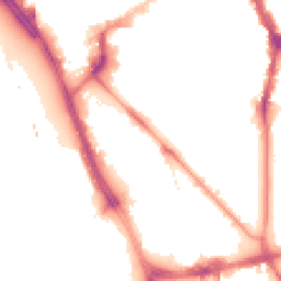 Night-time road noise heatmap for L1 8EF