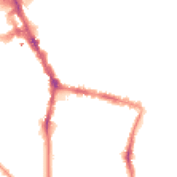 Night-time road noise heatmap for L1 9BE