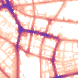 Daytime road noise heatmap for L1 9BG