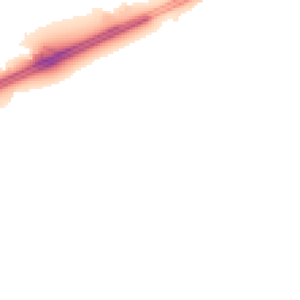 Night-time road noise heatmap for L11 0BH