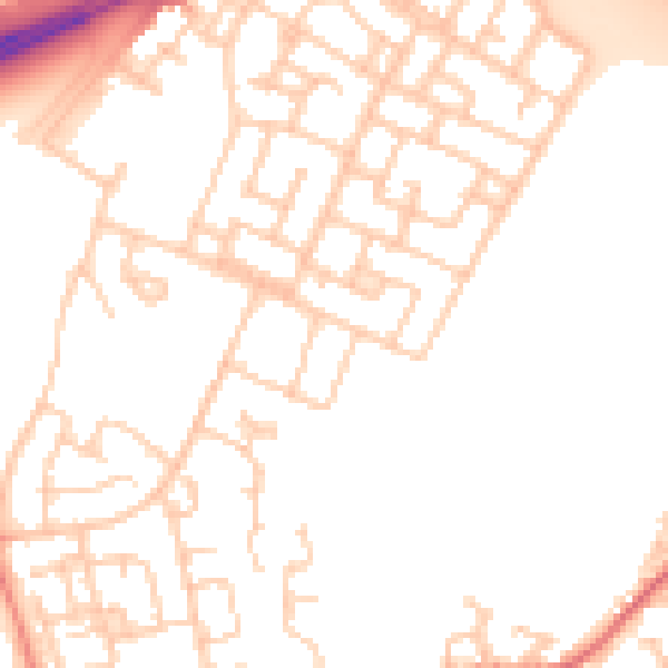 Daytime road noise heatmap for L11 0BP