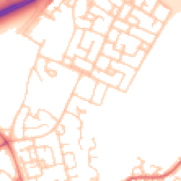 Daytime road noise heatmap for L11 0BT