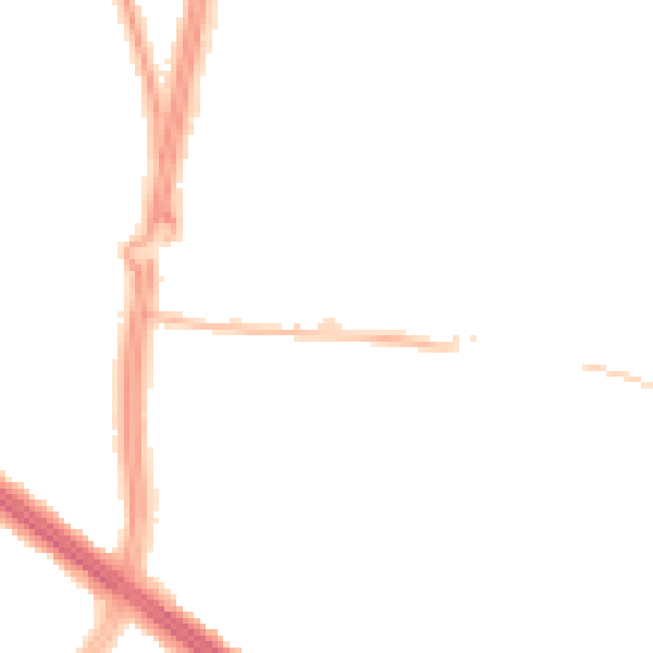 Night-time road noise heatmap for L11 1AD