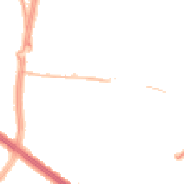 Night-time road noise heatmap for L11 1BA