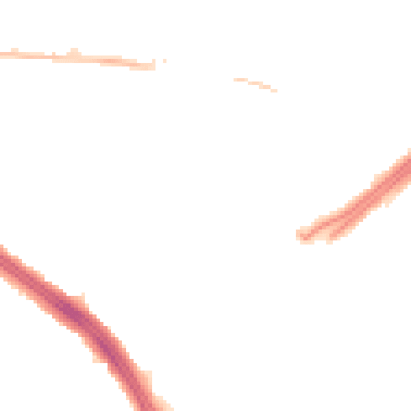 Night-time road noise heatmap for L11 1BR