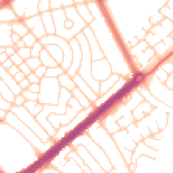 Daytime road noise heatmap for L11 2TB