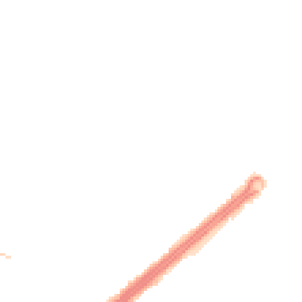 Night-time road noise heatmap for L11 2TE