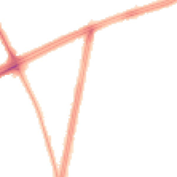 Night-time road noise heatmap for L11 5BE