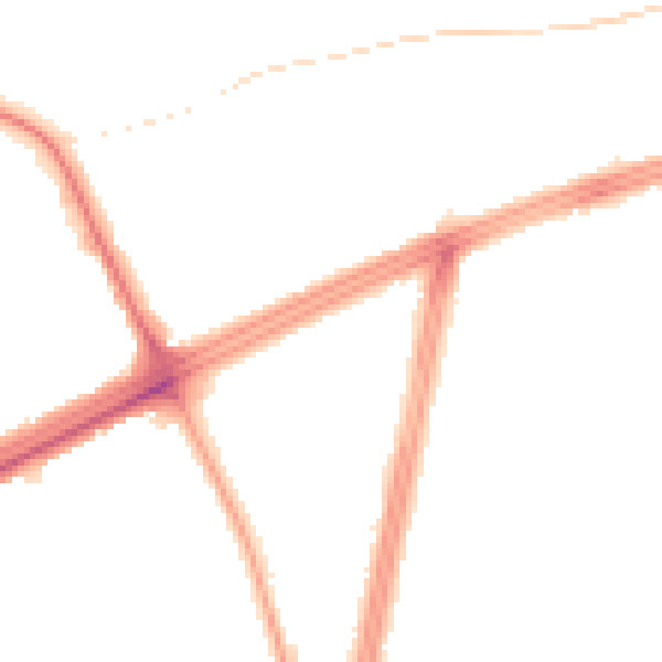 Night-time road noise heatmap for L11 7BG